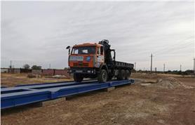 Автовесы для грузового транспорта весом до 100 тонн на ЖБ фундаменте